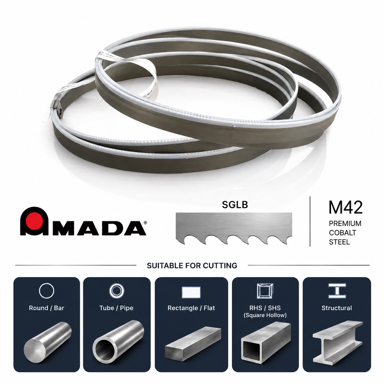 Amada Bimetal Bandsaw Blades - SGLB - Image 2