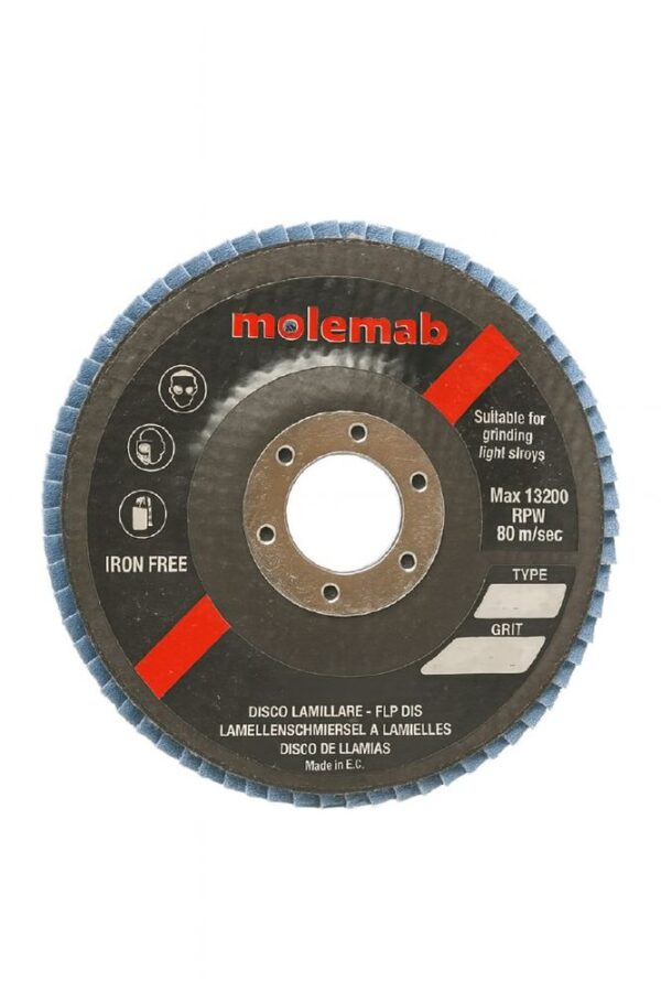 115MM X 22MM - 80G POWER FLAT FLAP DISC