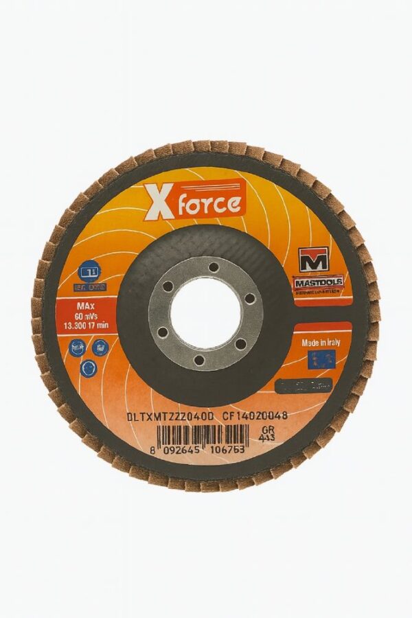125MM X 22.23MM 60G XFORCE TAPERED FLAP DISC