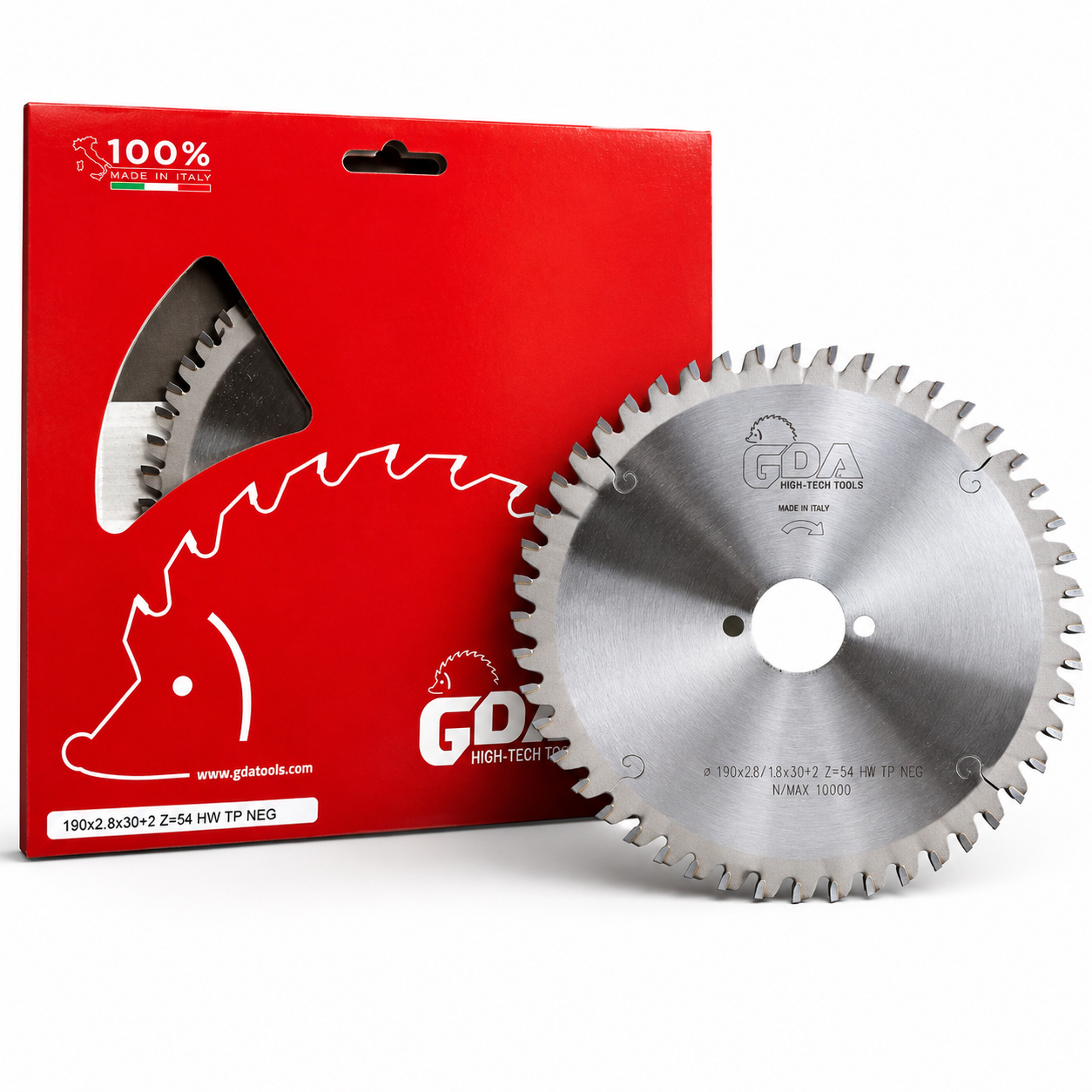 190mm x 2.8 x 30 x 54T Aluminium Cutting Circular Saw Blade - Image 2